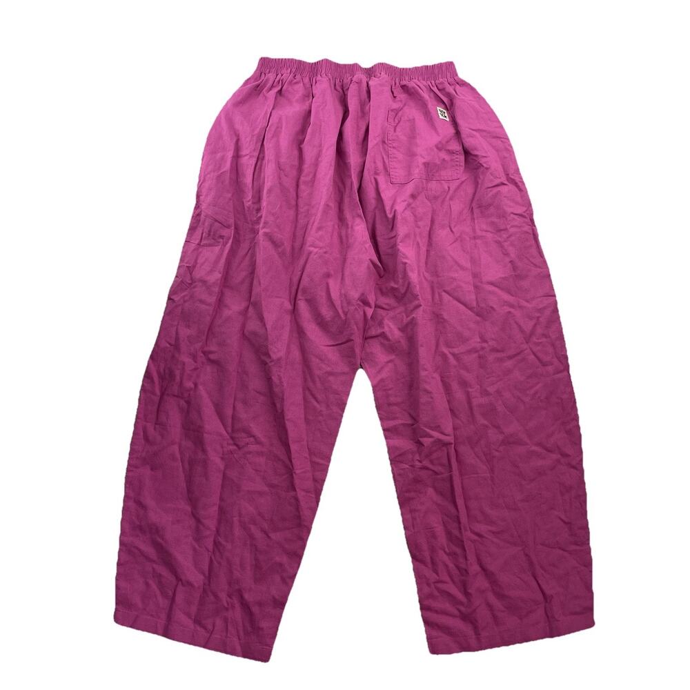 NEW Lucy & Yak Pants Freddie Trousers Large Women Dehlia Organic Cotton 55-23